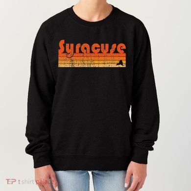 Retro 80s Style Syracuse Ny Women's Sweatshirt