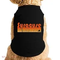 Retro 80s Style Syracuse Ny Doggie Tank thumb 0