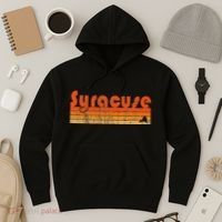 Retro 80s Style Syracuse Ny Hoodie thumb 3