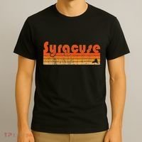 Retro 80s Style Syracuse Ny T-Shirt thumb 3