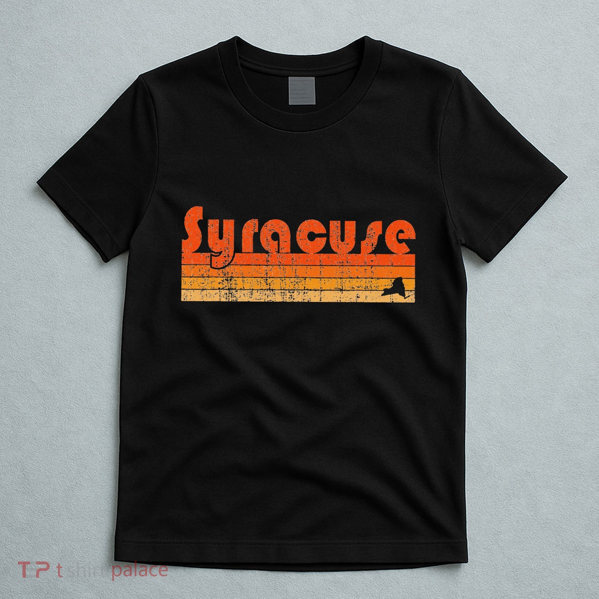Retro 80s Style Syracuse Ny T-Shirt