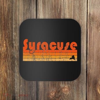 Retro 80s Style Syracuse Ny Coaster