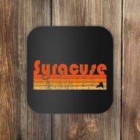 Retro 80s Style Syracuse Ny Coaster thumb 0