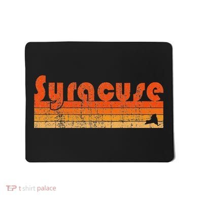Retro 80s Style Syracuse Ny Mousepad