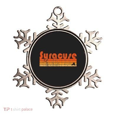 Retro 80s Style Syracuse Ny Ornament