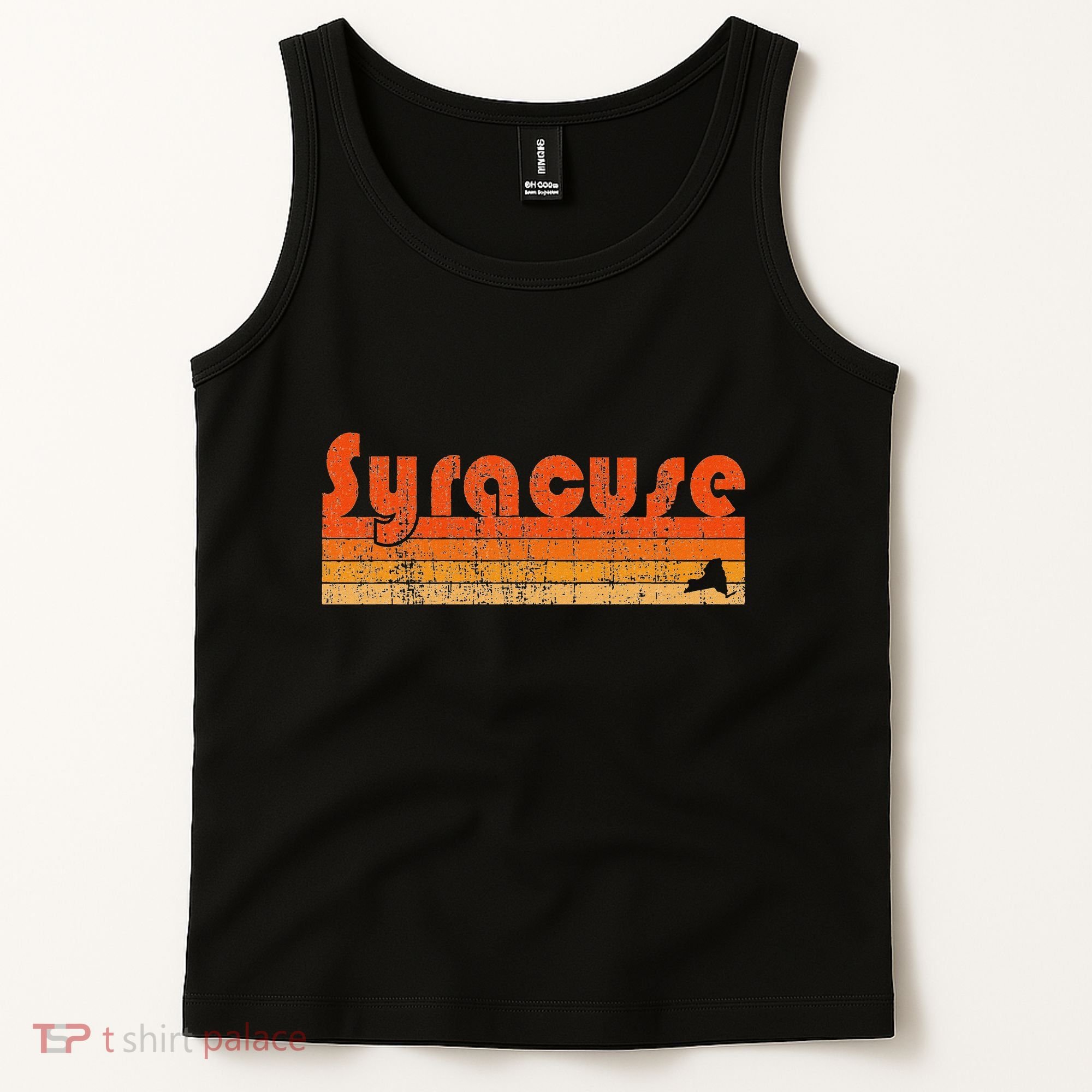 Retro 80s Style Syracuse Ny Tank Top
