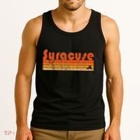 Retro 80s Style Syracuse Ny Tank Top thumb 3