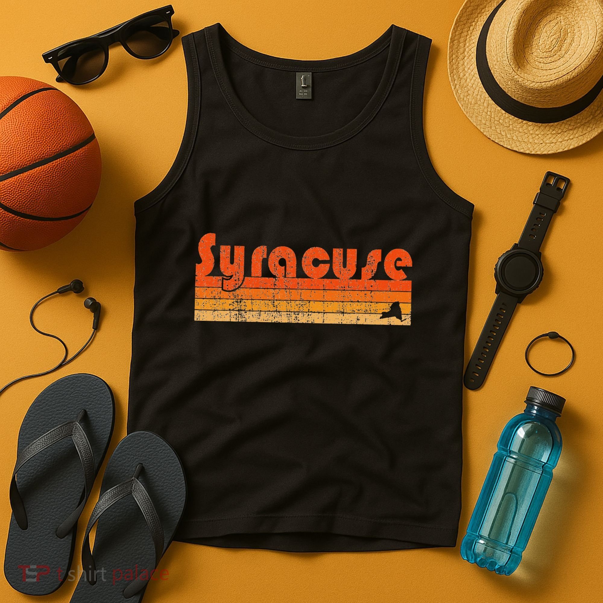 Retro 80s Style Syracuse Ny Tank Top