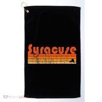 Retro 80s Style Syracuse Ny Golf Towel thumb 0