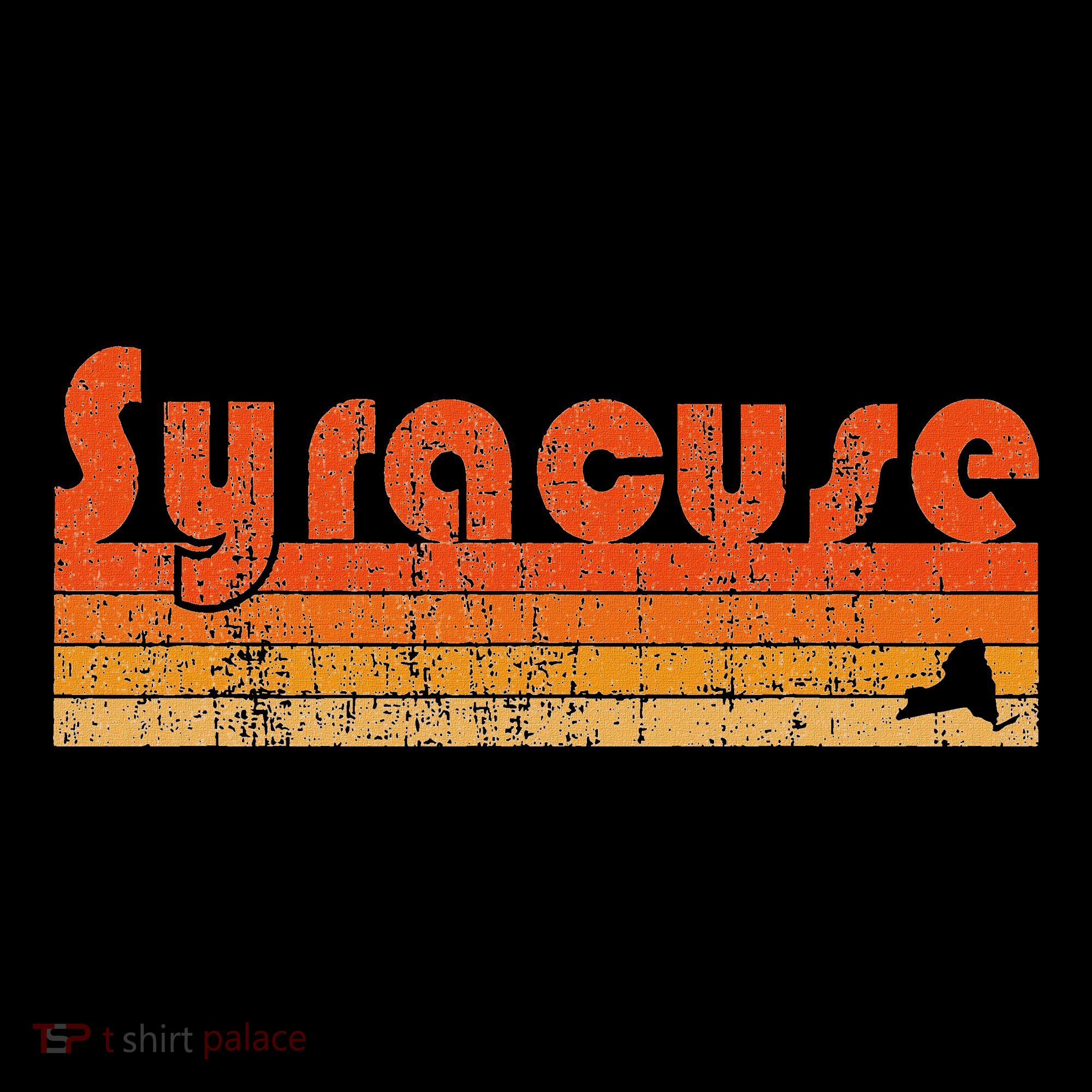 Retro 80s Style Syracuse Ny Kids T-Shirt