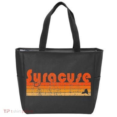 Retro 80s Style Syracuse Ny Tote Bag