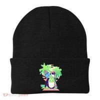 Retro 80's Tropical Surfer Penguin Beanie thumb 0