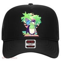 Retro 80's Tropical Surfer Penguin Hat thumb 0