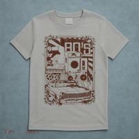 Retro 80's Vintage Classic Car Boombox Graphic T-Shirt thumb 5