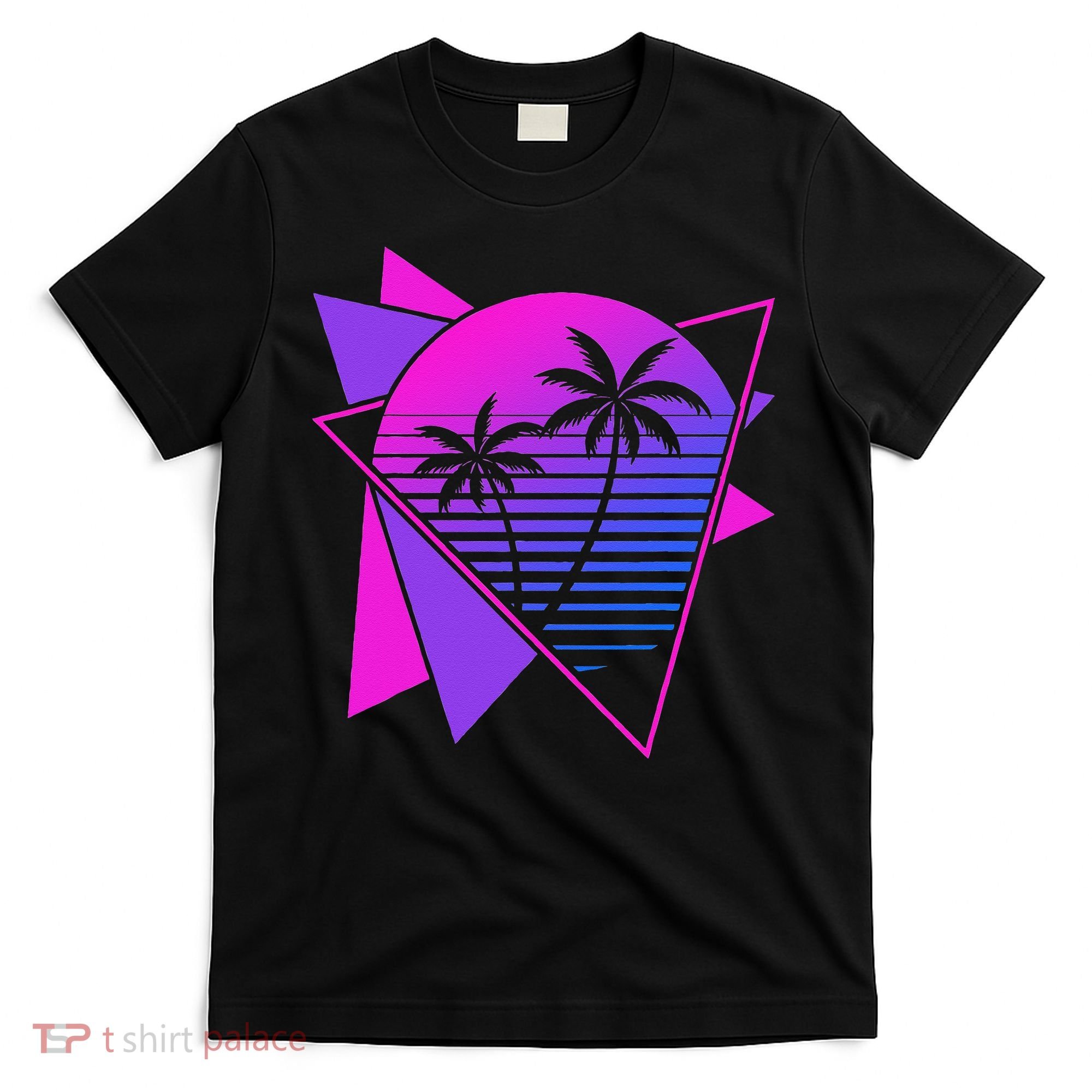 Retro 80s Vaporwave Aesthetic Palm Trees 90s Art Vaporwave T-Shirt