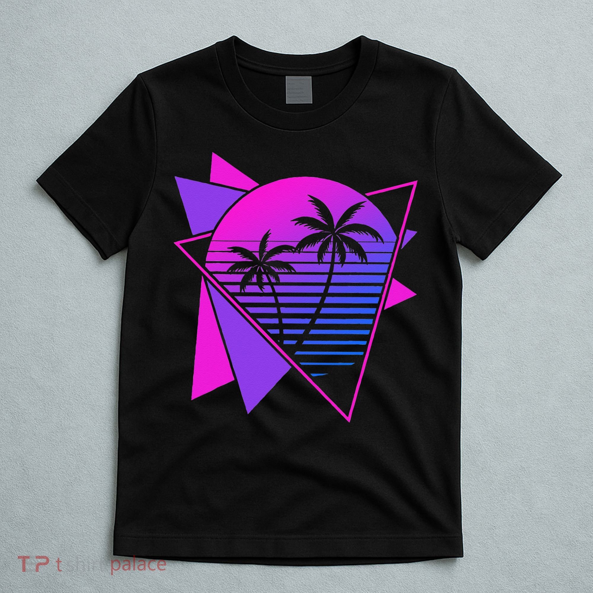 Retro 80s Vaporwave Aesthetic Palm Trees 90s Art Vaporwave T-Shirt