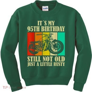 Retro 95th Birthday I Vintage 95 Year Old Special Edition Kids Sweatshirt