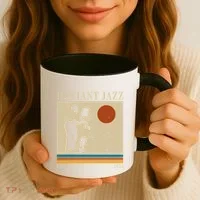 Retro 90s Defiant Jazz Gift Coffee Mug thumb 3