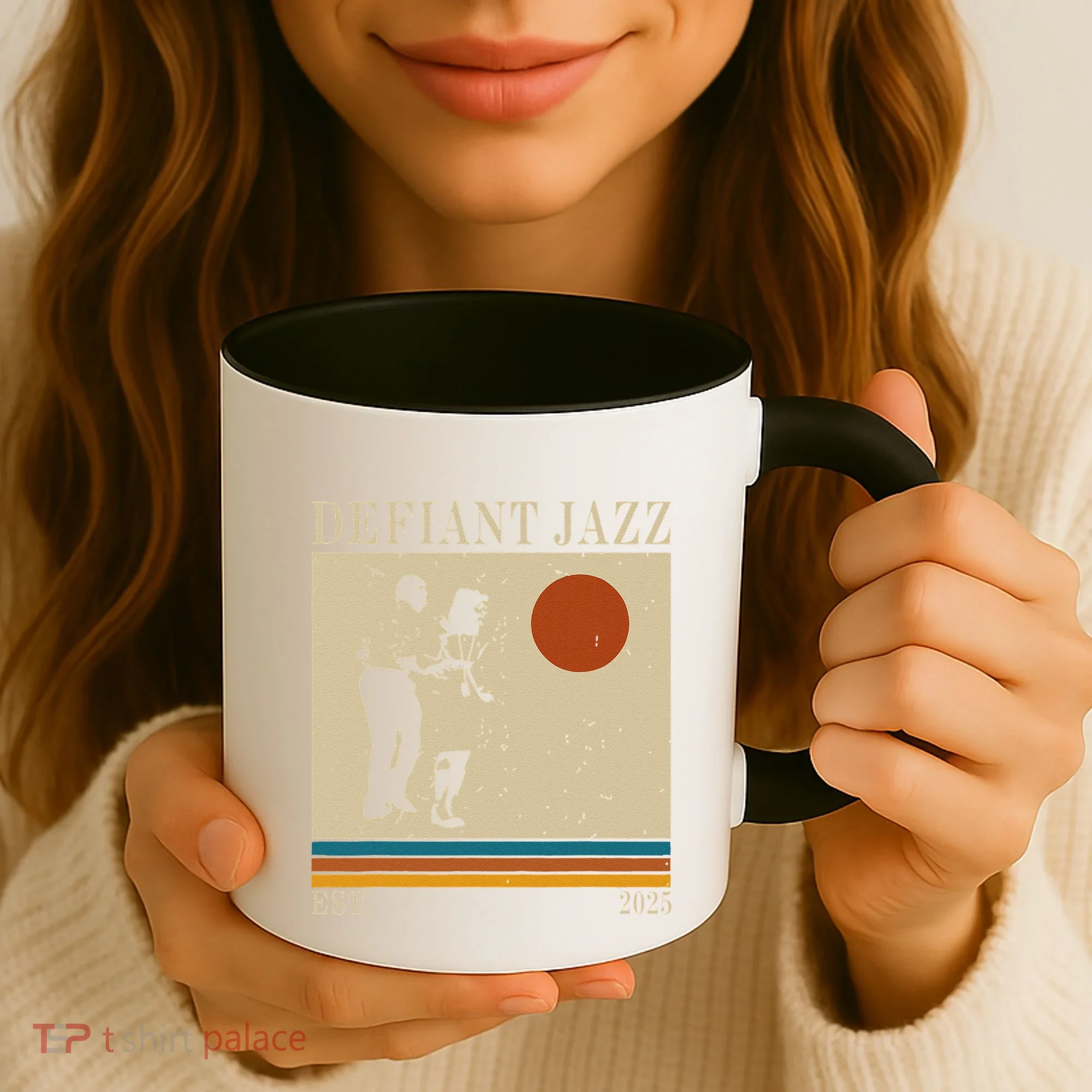 Retro 90s Defiant Jazz Gift Coffee Mug