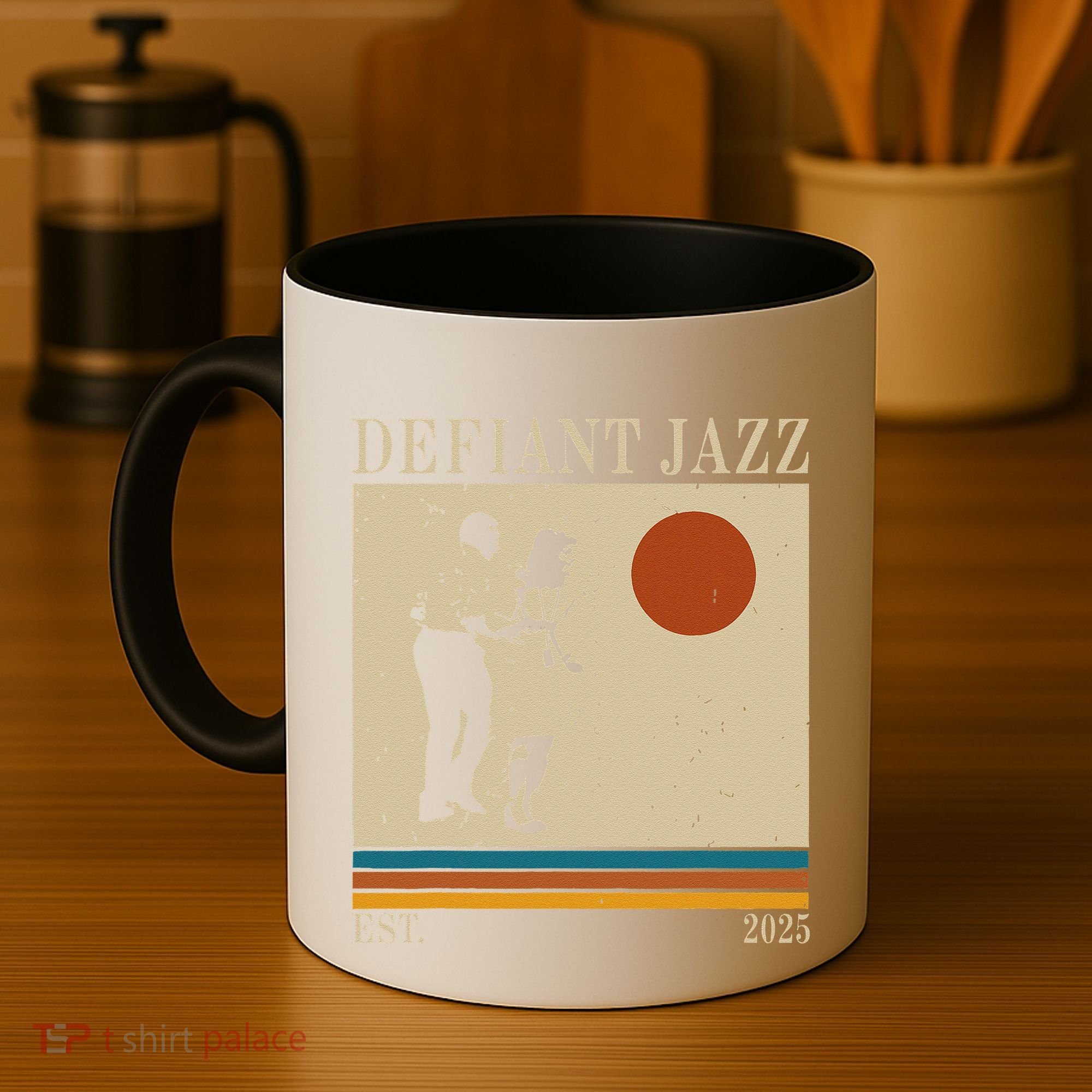Retro 90s Defiant Jazz Gift Coffee Mug