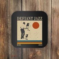 Retro 90s Defiant Jazz Gift Coaster thumb 0