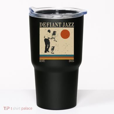 Retro 90s Defiant Jazz Gift Tumbler