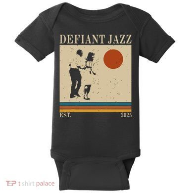 Retro 90s Defiant Jazz Gift Baby Bodysuit