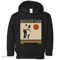 Retro 90s Defiant Jazz Gift Toddler Hoodie thumb 0