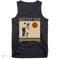 Retro 90s Defiant Jazz Gift Tank Top thumb 0