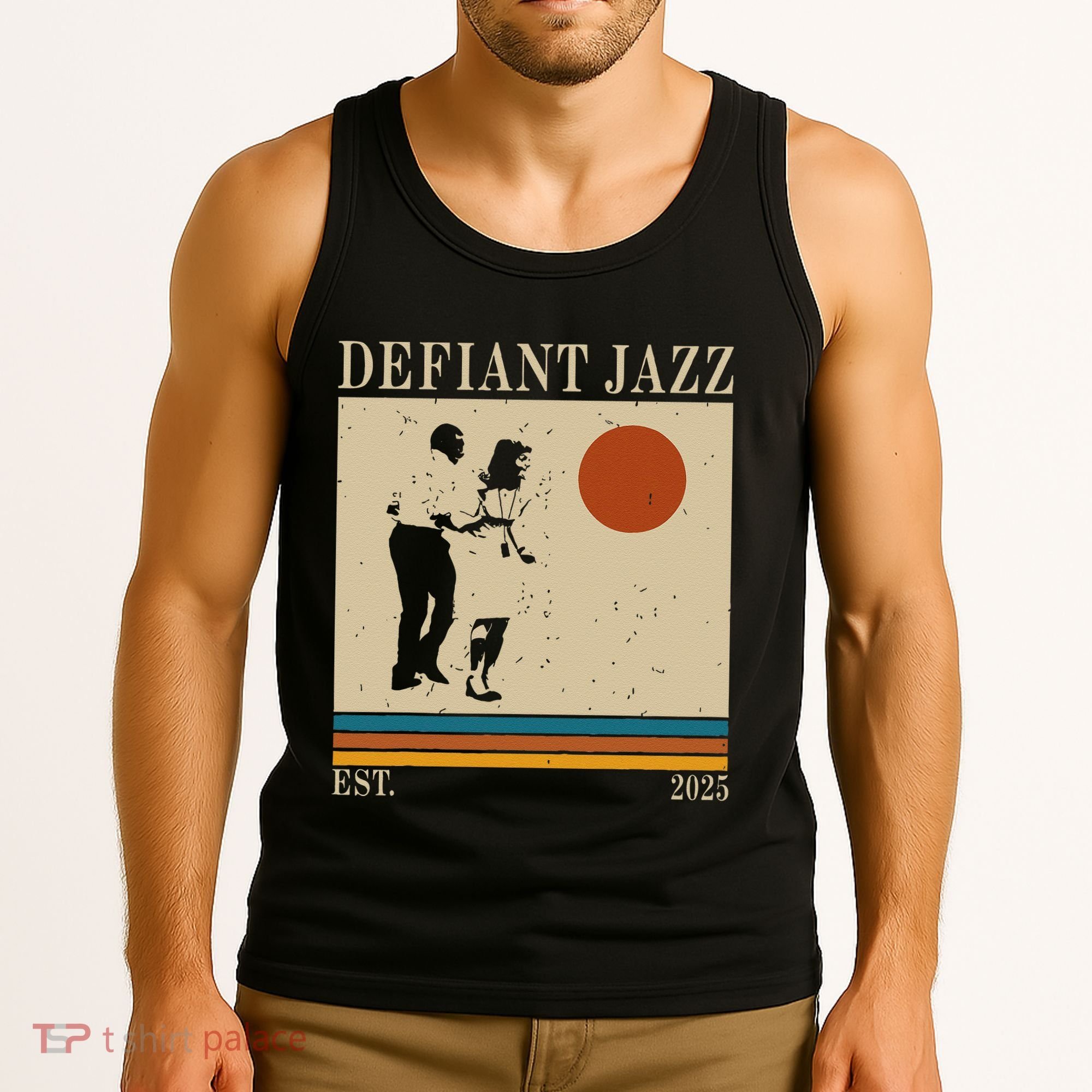 Retro 90s Defiant Jazz Gift Tank Top