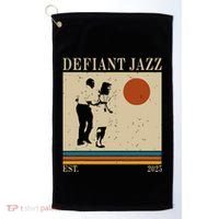 Retro 90s Defiant Jazz Gift Golf Towel thumb 0