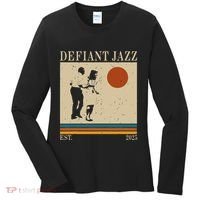 Retro 90s Defiant Jazz Gift Women's Long Sleeve Shirt thumb 0