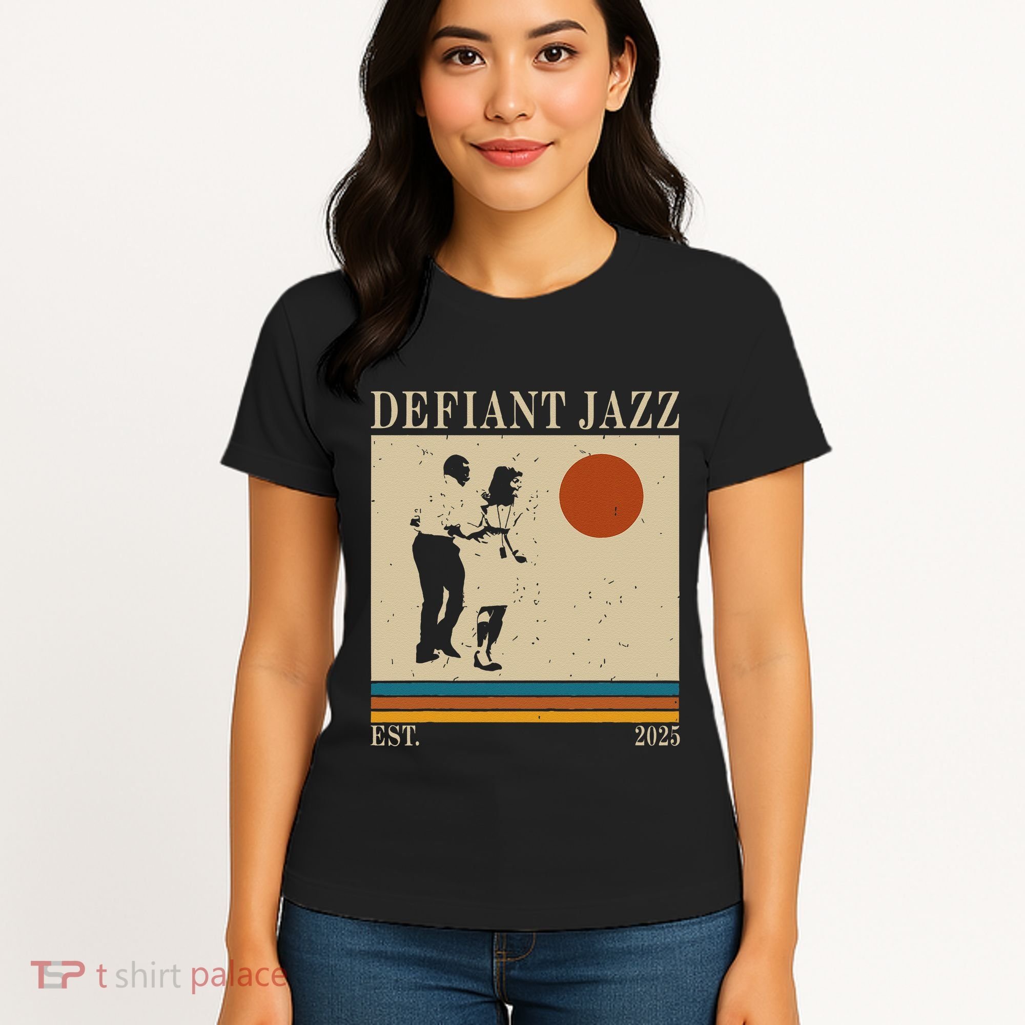Retro 90s Defiant Jazz Gift Women's T-Shirt