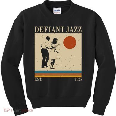 Retro 90s Defiant Jazz Gift Kids Sweatshirt