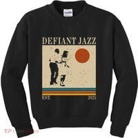 Retro 90s Defiant Jazz Gift Kids Sweatshirt thumb 0