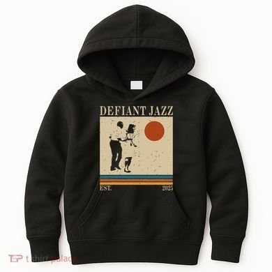 Retro 90s Defiant Jazz Gift Kids Hoodie