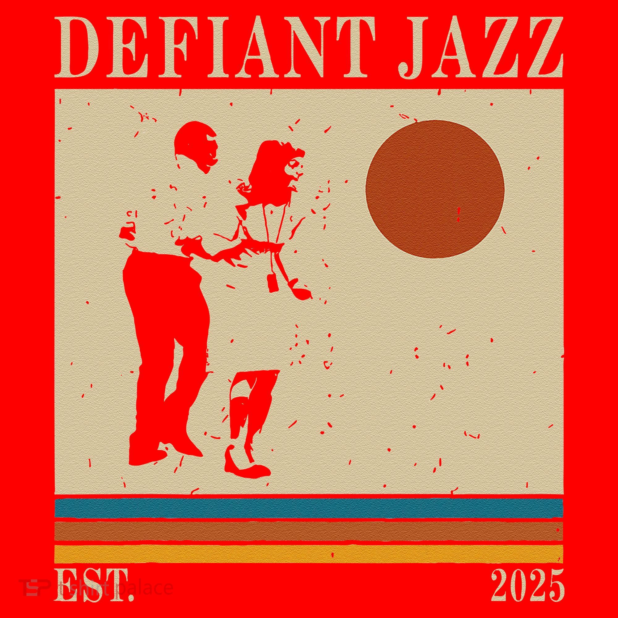 Retro 90s Defiant Jazz Gift Santa Hat