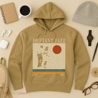 Retro 90s Defiant Jazz Gift Hoodie thumb 3