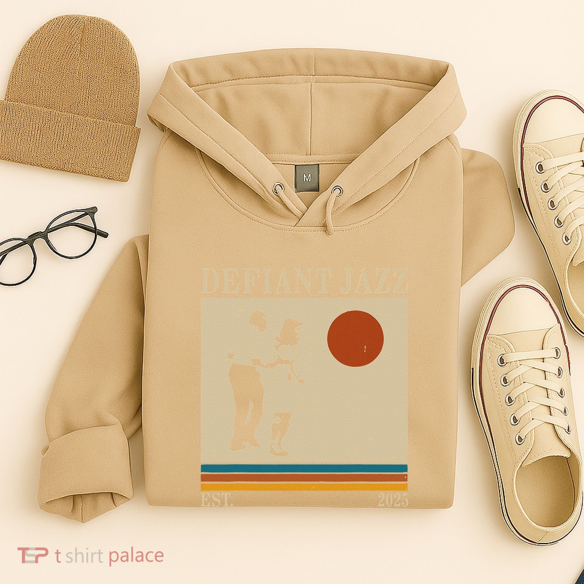 Retro 90s Defiant Jazz Gift Hoodie