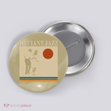 Retro 90s Defiant Jazz Gift Button