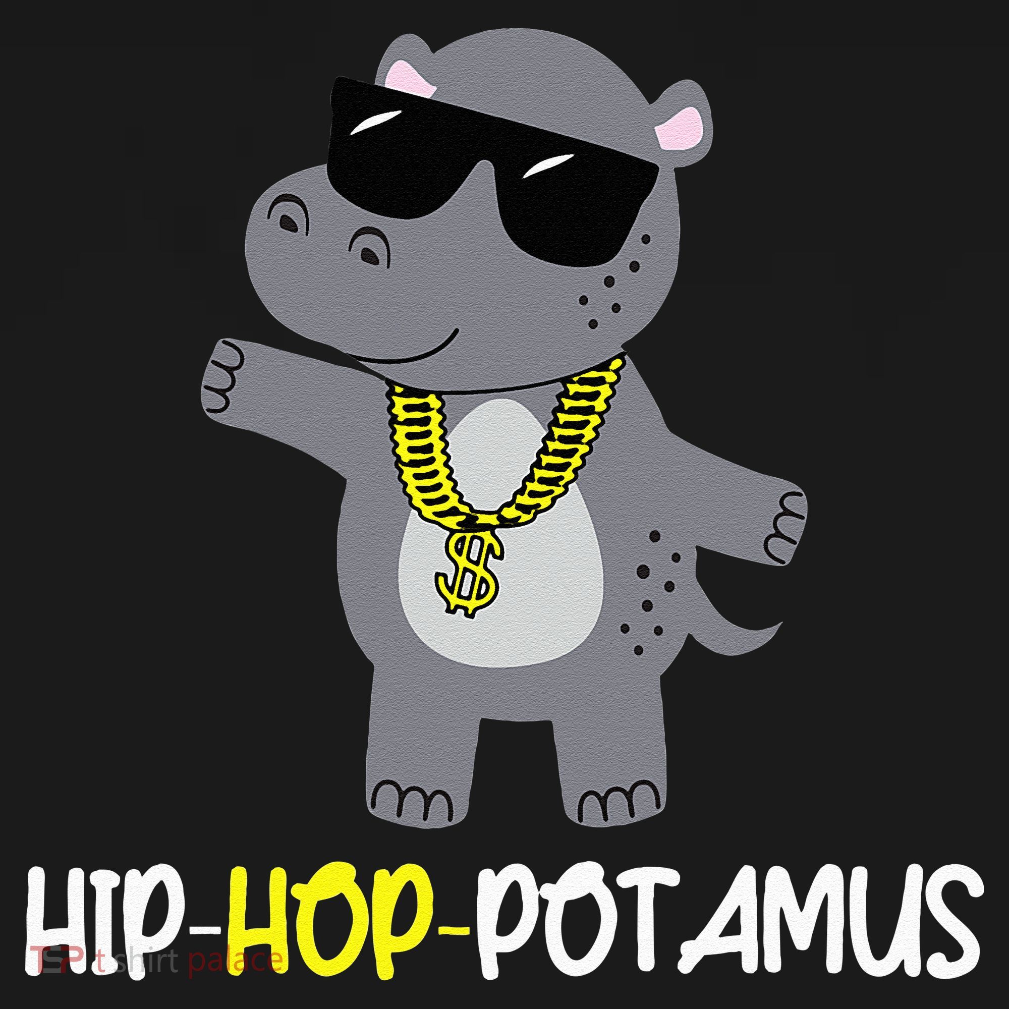 Rap 90s Hip Hop Hippo Cute Hippopotamus Zoo Animal Gift Tank Top