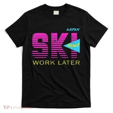 Retro Aspen 80s Colorado Skiing T-Shirt
