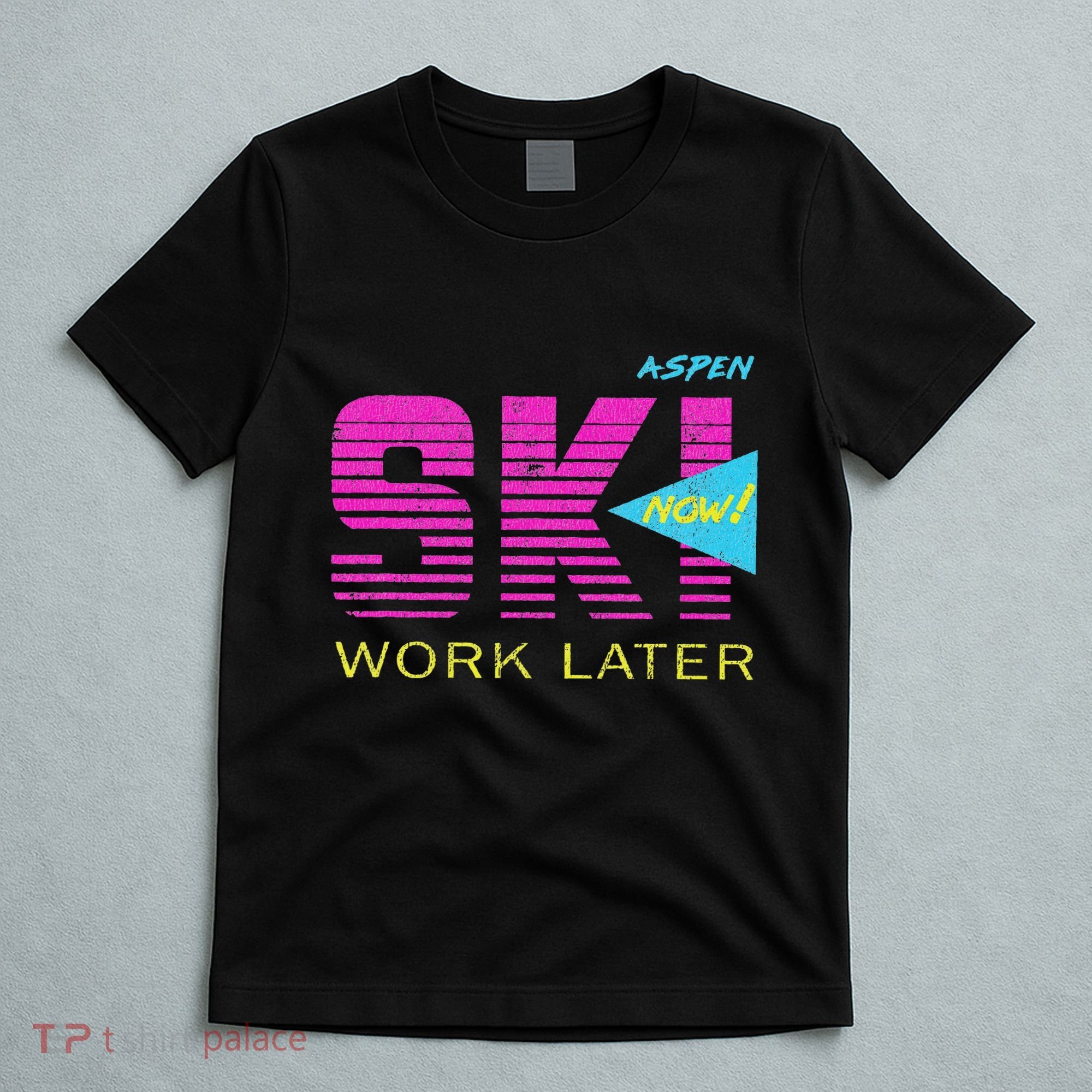 Retro Aspen 80s Colorado Skiing T-Shirt