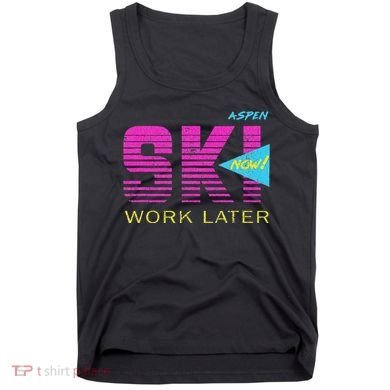 Retro Aspen 80s Colorado Skiing Tank Top