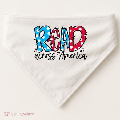 Read Across America USA-Made Doggie Bandana