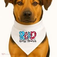 Read Across America USA-Made Doggie Bandana thumb 1