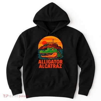 Retro Alligator Alcatraz Hoodie