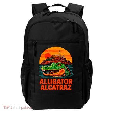 Retro Alligator Alcatraz Backpack