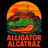 Retro Alligator Alcatraz Coffee Mug thumb 5