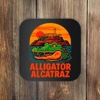Retro Alligator Alcatraz Coaster thumb 0